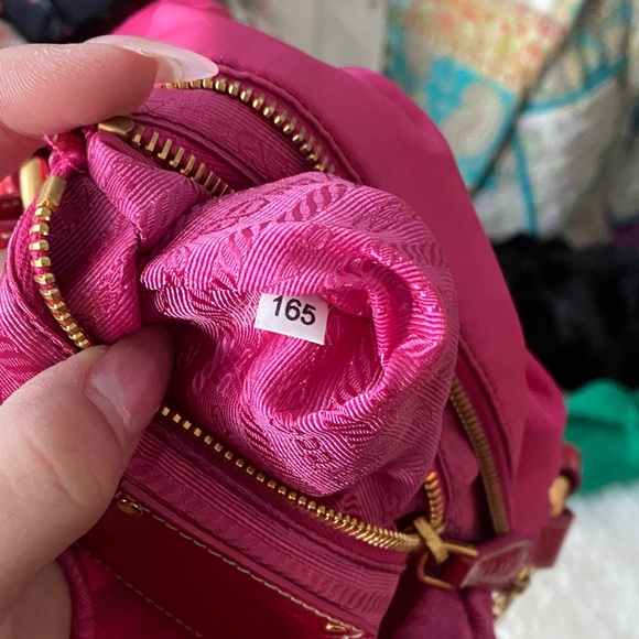 PRADA Fuchsia Embellished Shoulder Bag π - Picture 15 of 17